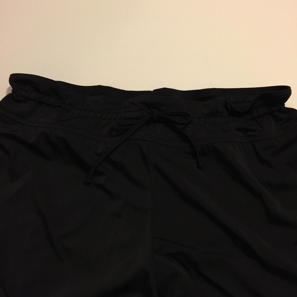 24 & Ocean Drawstring Black Swim Shorts Large